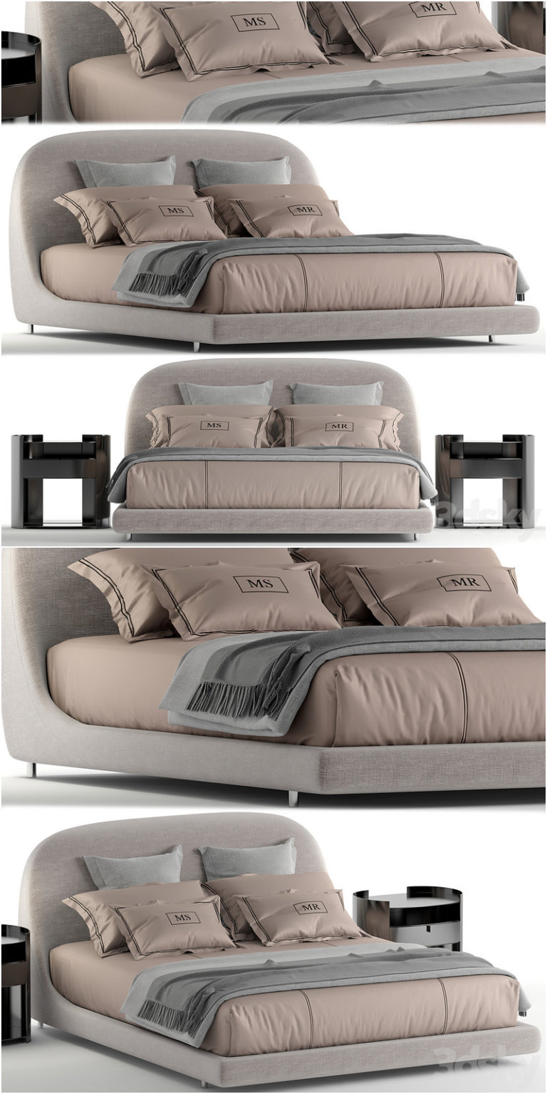 Desire FX 3d models | Flou taormina bed – 3D Model