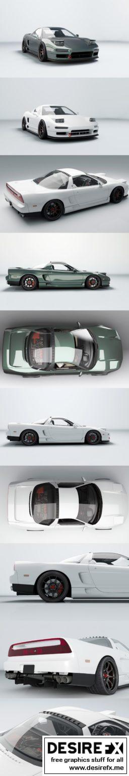 Desire FX 3d models | Honda NSX 1995