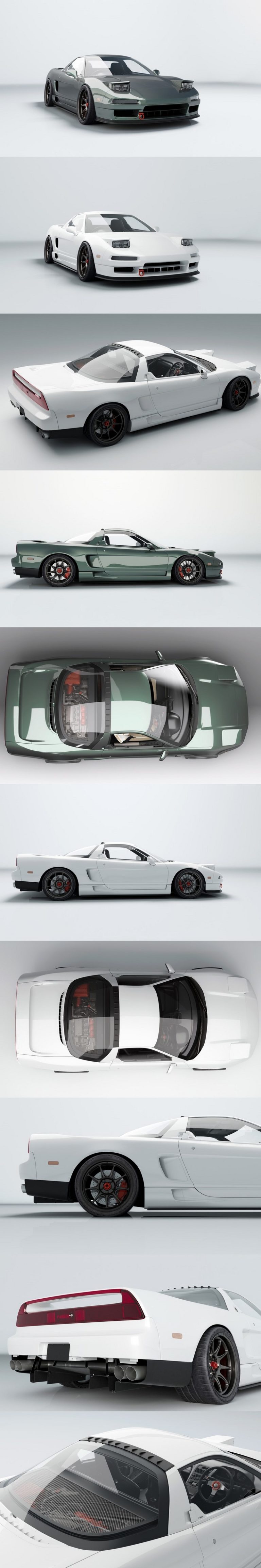 Desire FX 3d models | Honda NSX 1995