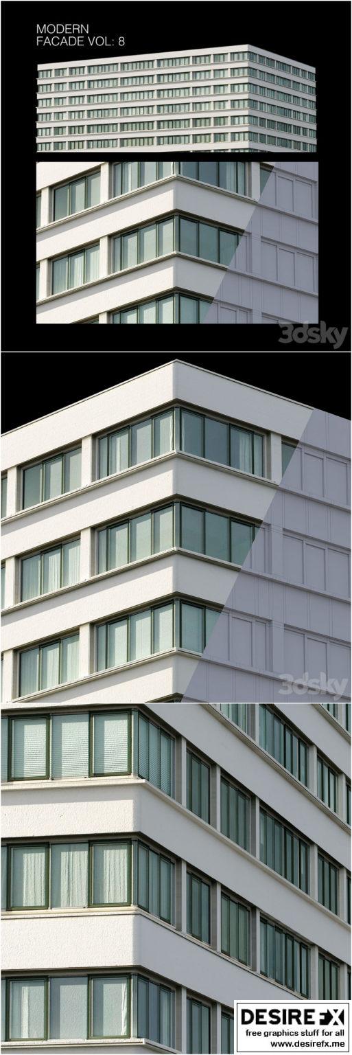 Desire FX 3d models | Modern facade_vol8 – 3D Model