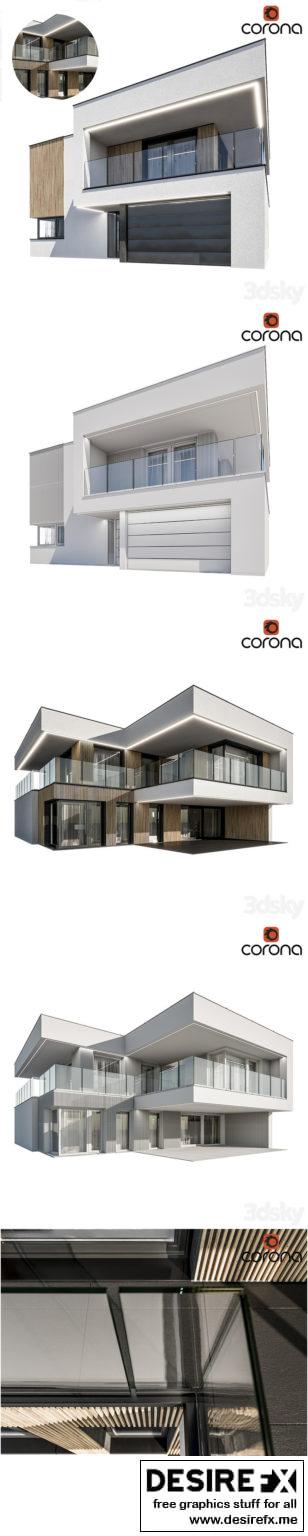 Desire FX 3d models | Modern house 05 – 3D Model