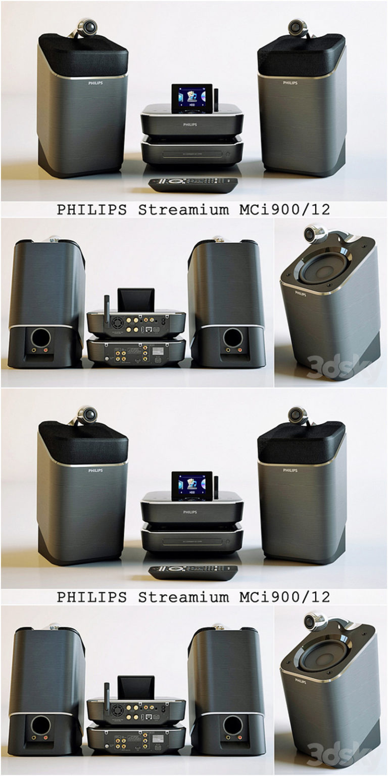 Streamium Desire FX 3d models | Philips Streamium MCI900 – 3D Model