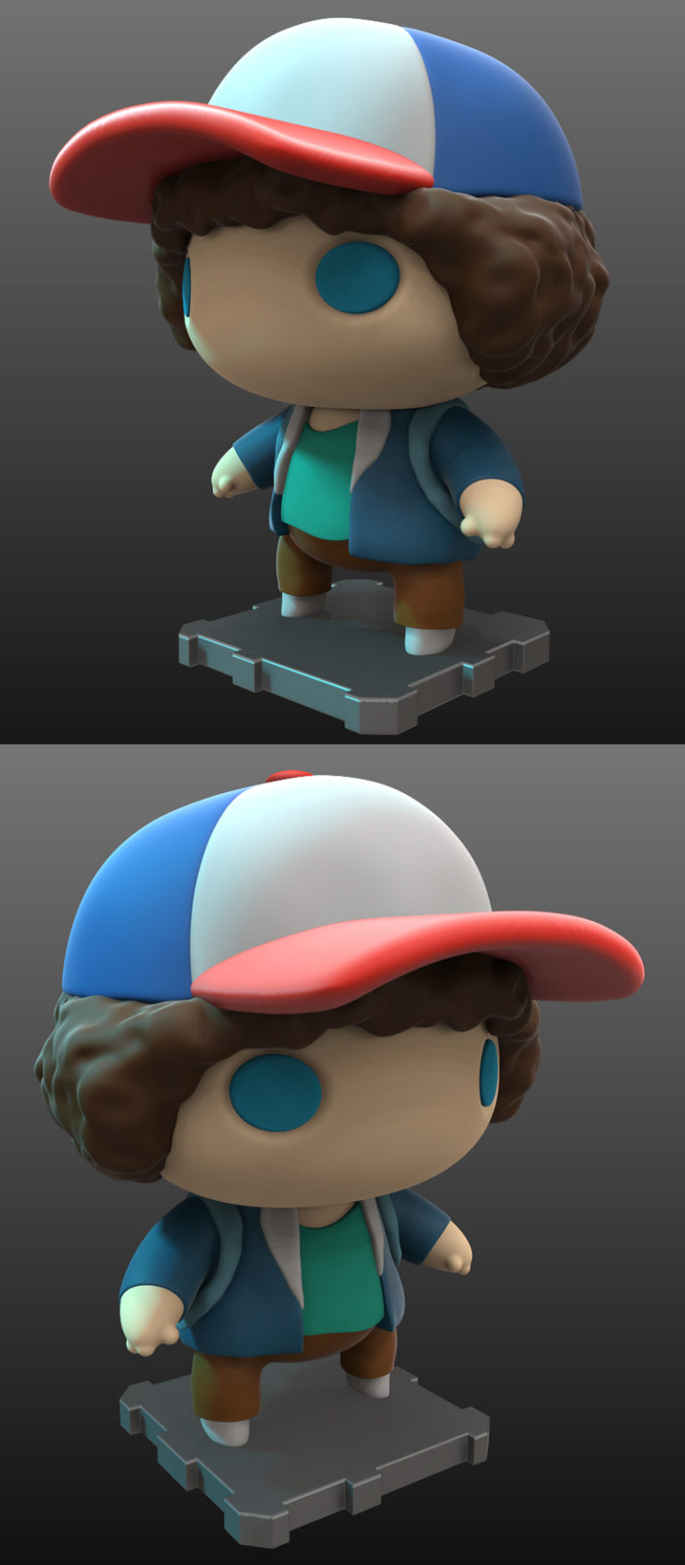 Stranger Things Rift 3d Desire FX 3d models | PlaKit – Stranger Things Dustin – 3D Print Model