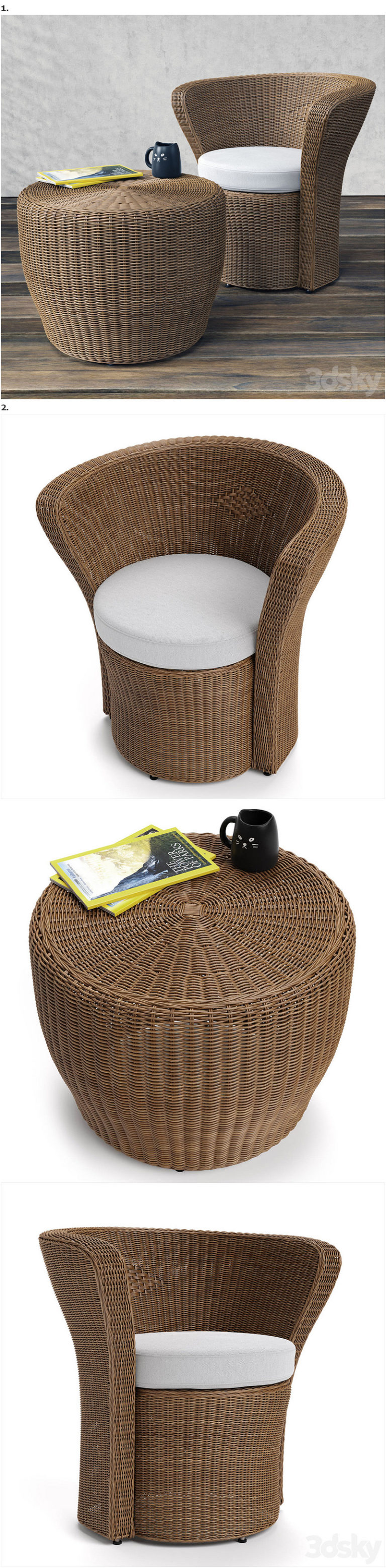 Desire FX 3d models | VARASCHIN Bolero Easy Chair – 3D Model