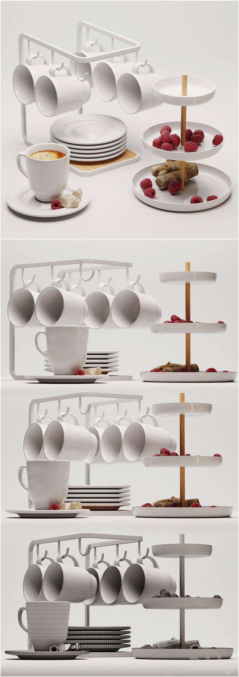 Desire FX 3d models | Yamazaki Tosca coffee set – 3D Model
