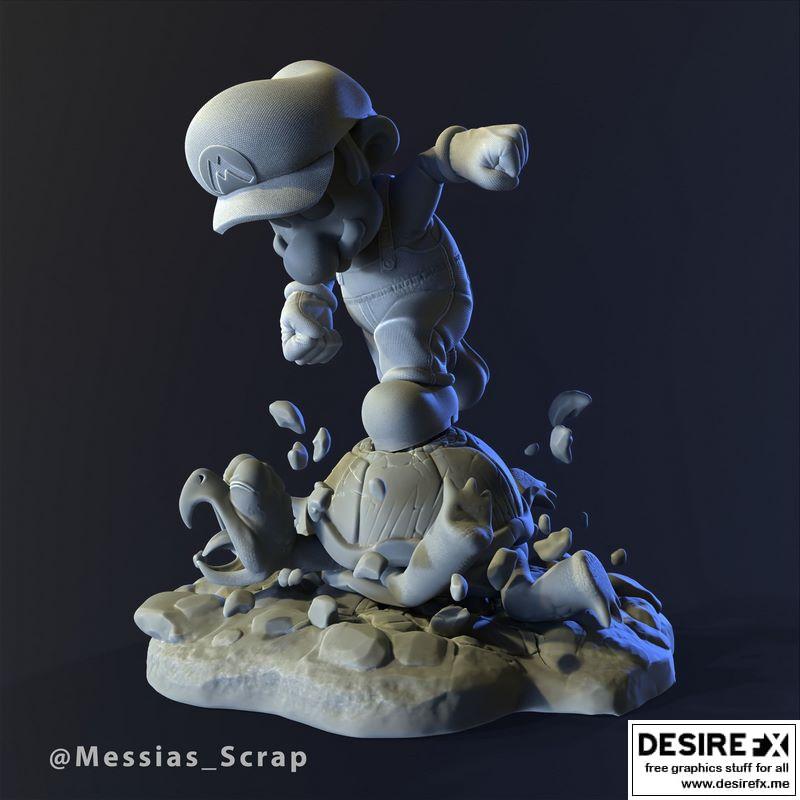 Paper Mario Models Desire FX 3d models | Super Mario 3D print model