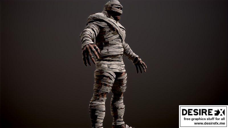 Desire FX 3d models | Mummy giant Low-poly 3D model