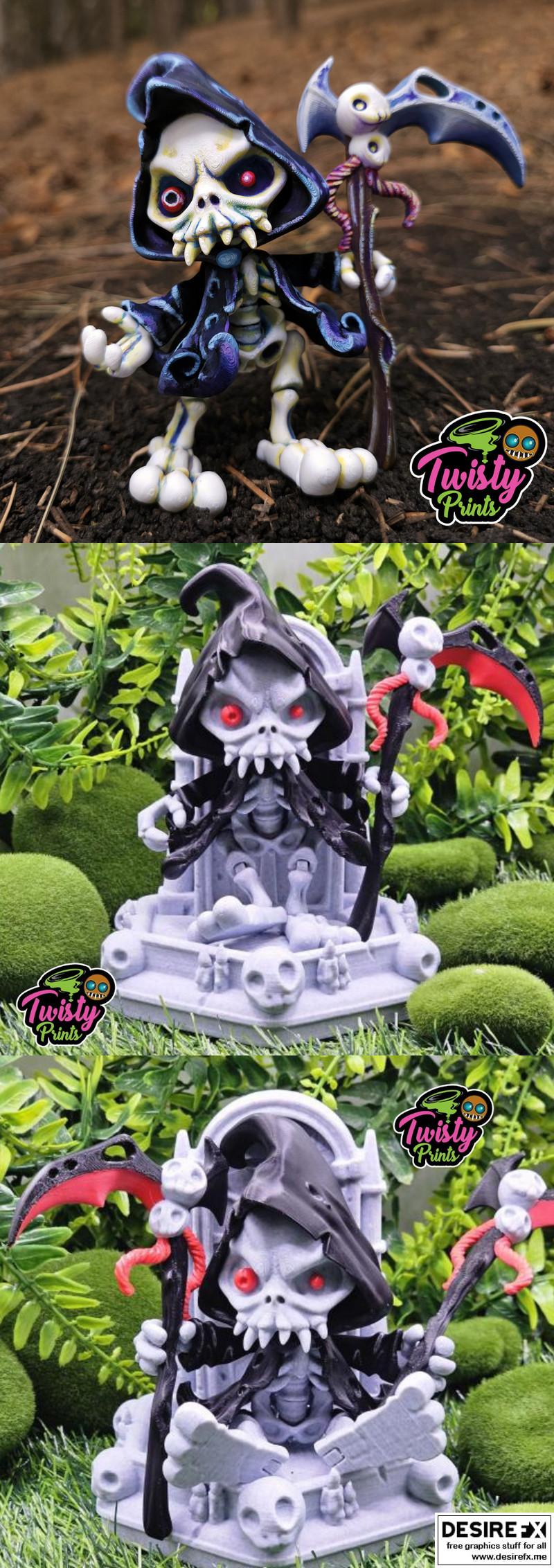 Grim Reaper 3D model 3D printable