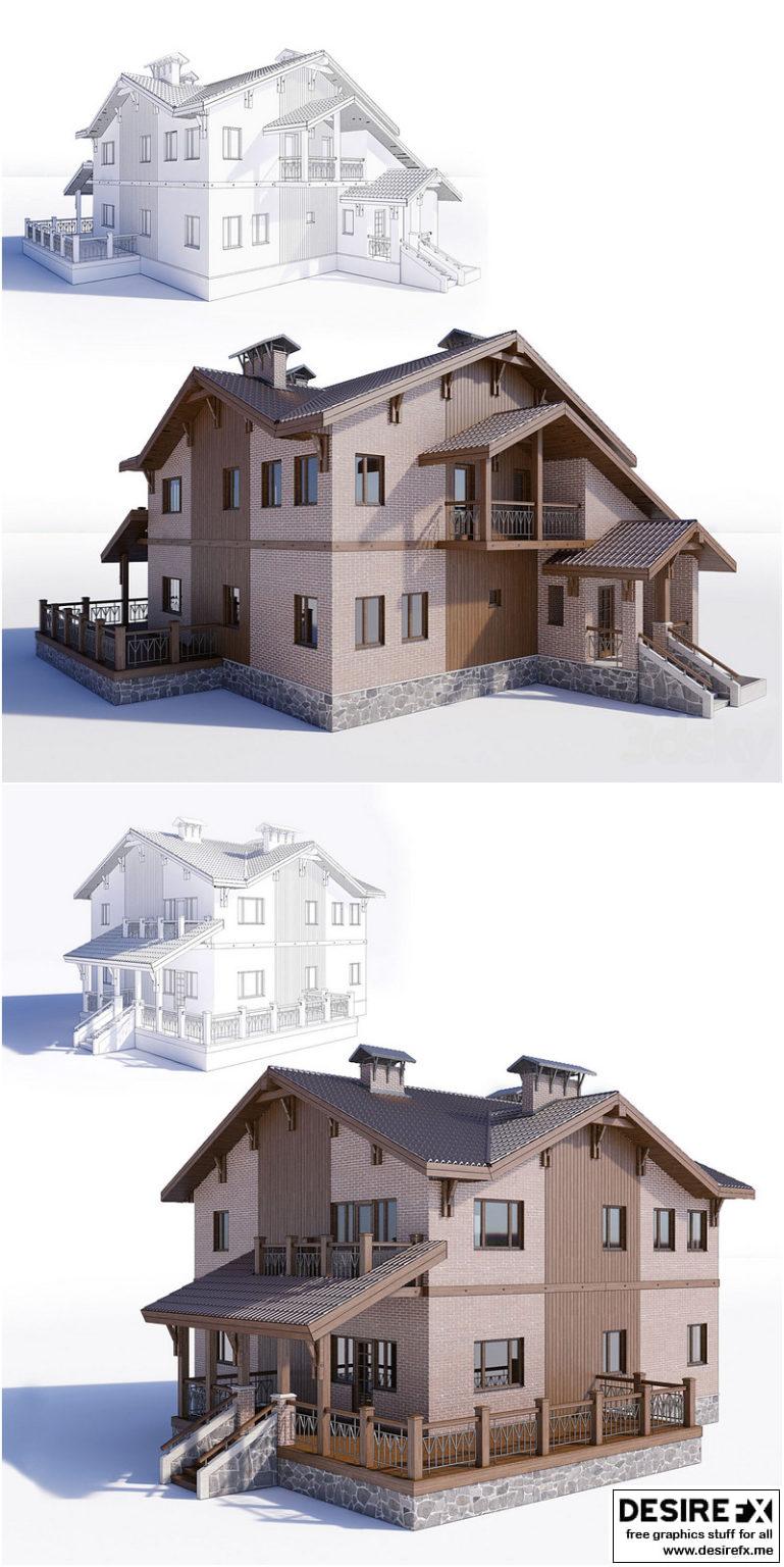 Desire FX 3d models | Cottage 003 – 3D Model
