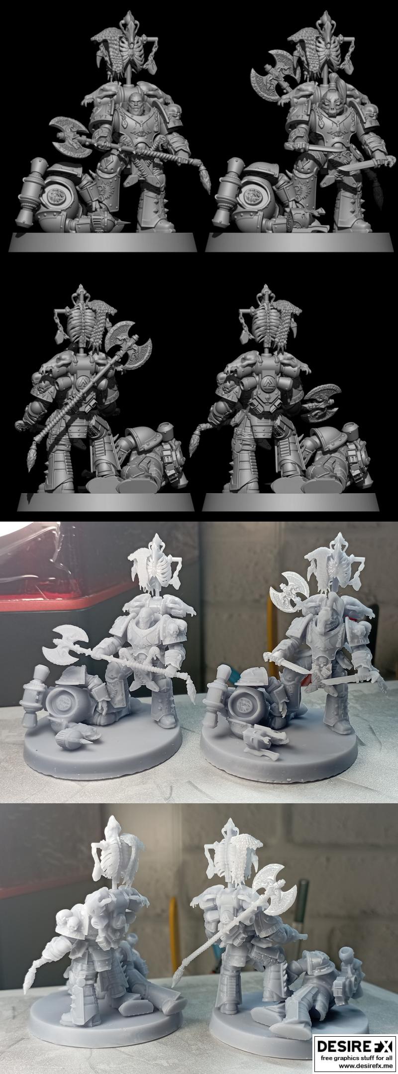 Desire FX 3d models | Deathsworn Preator in MK3 Armour – 3D Print Model