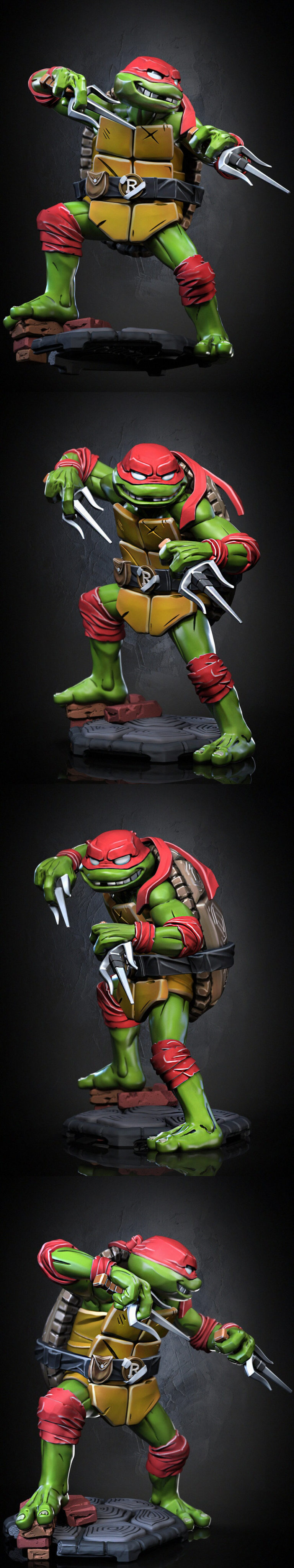 Desire FX 3d models | Dragun Studios – Raph Fan Art – 3D Print Model