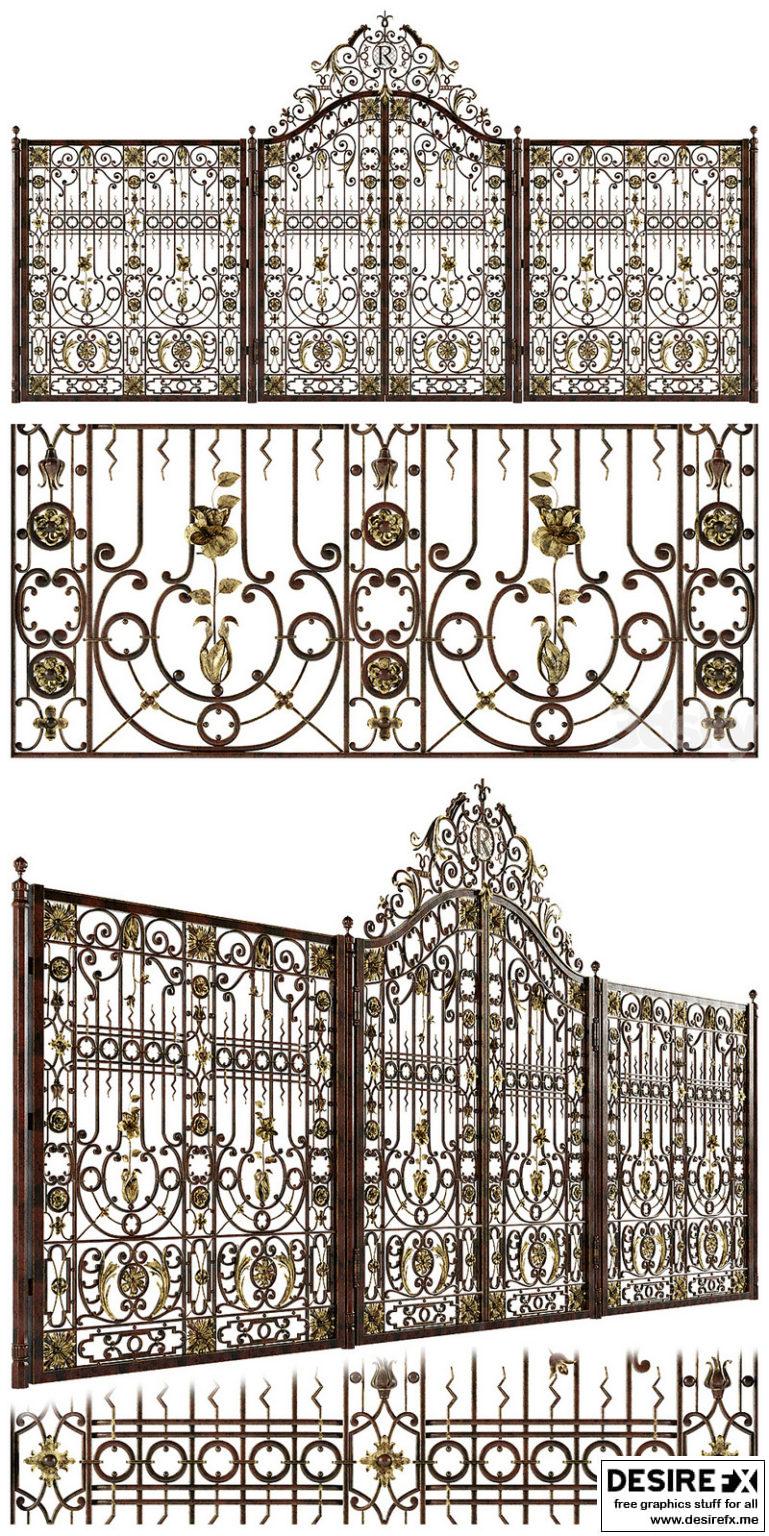 Model Sign Gate Desire FX 3d models | Forged gates and fences â 3D Model