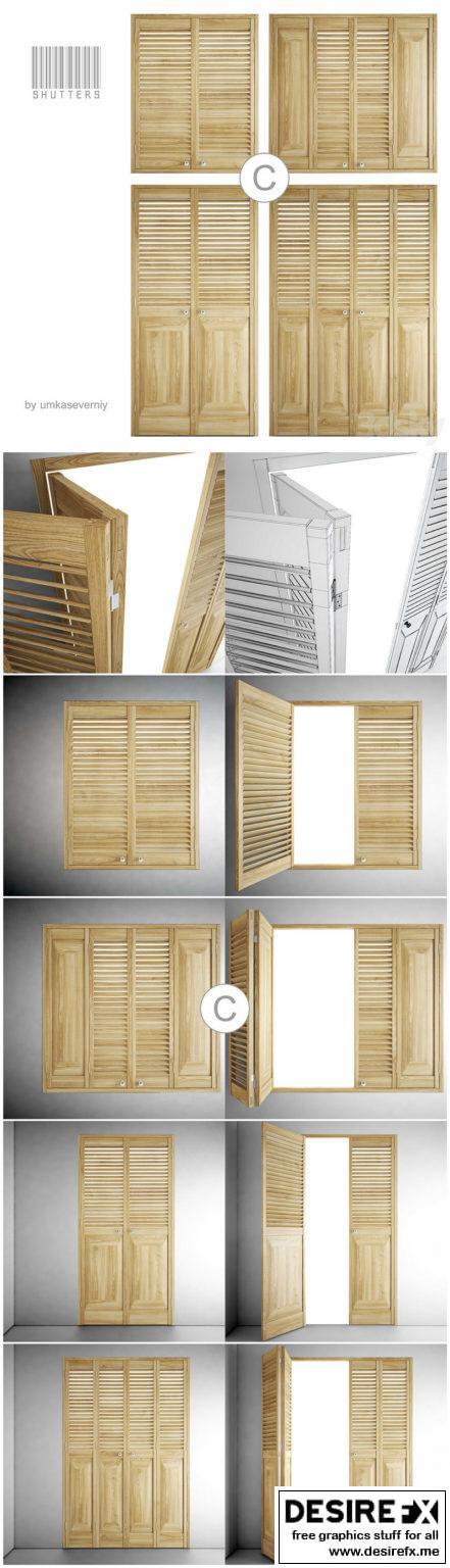 Desire FX 3d models | Shutters Ⓒ – 3D Model