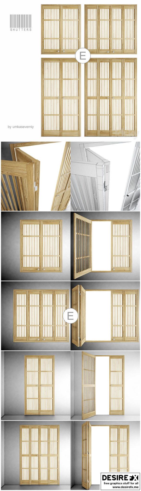 Desire FX 3d models | Shutters Ⓔ – 3D Model