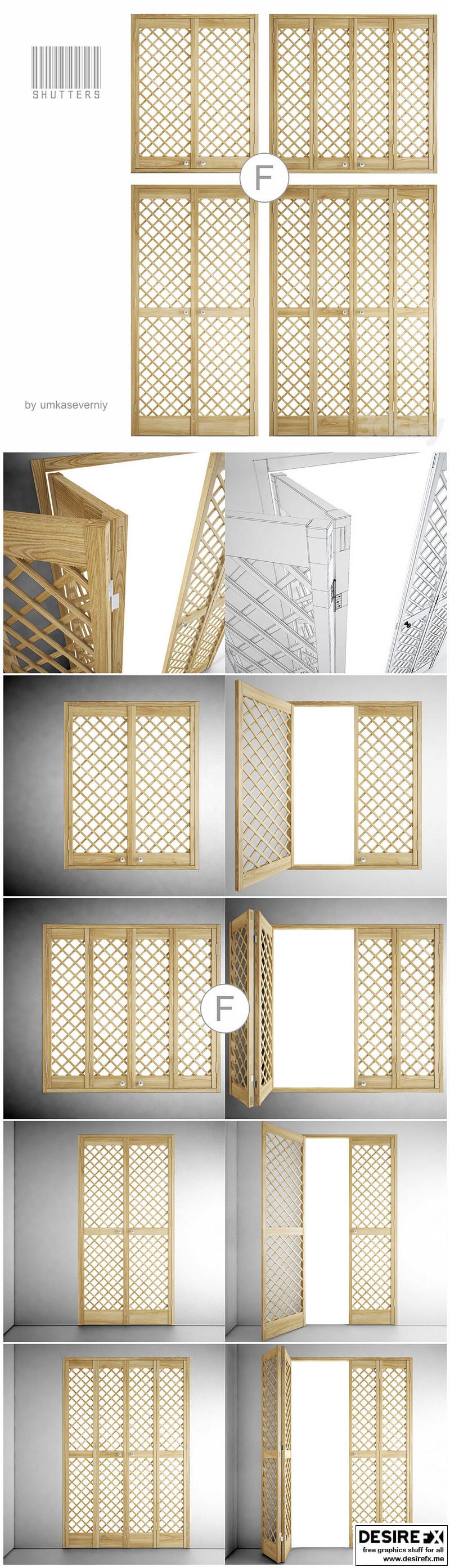 Desire FX 3d models | Shutters Ⓕ – 3D Model