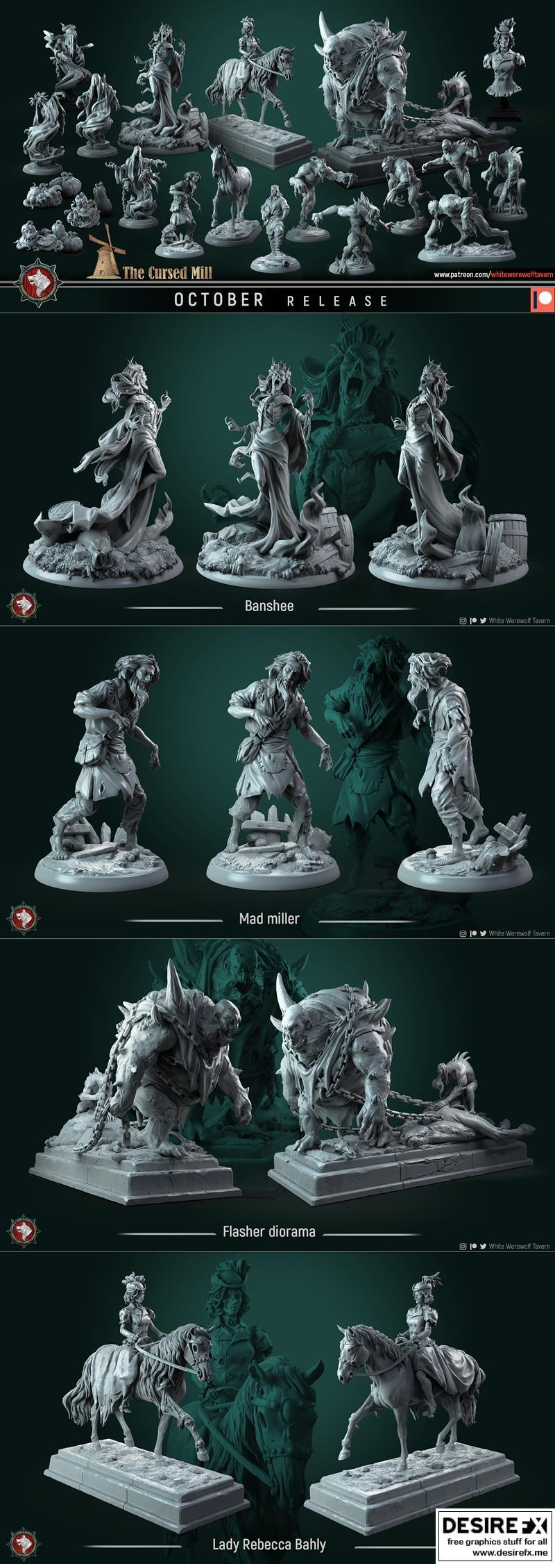Desire FX 3d models | White Werewolf Tavern – The Cursed Mill – 3D ...