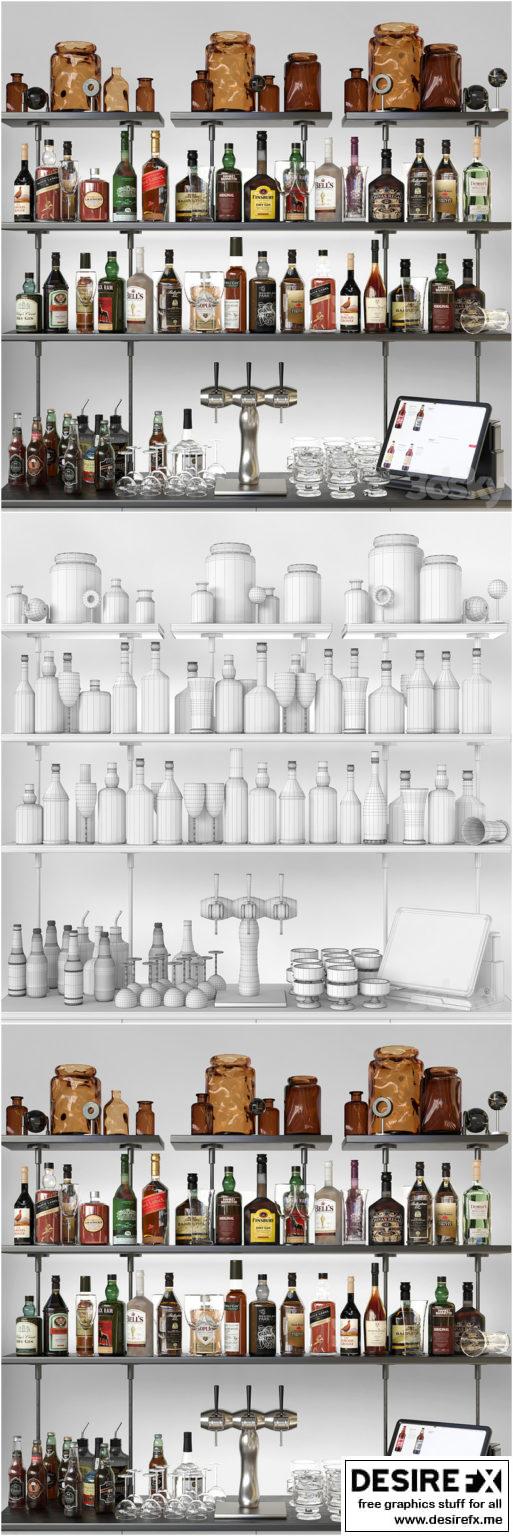 Desire FX 3d models | Bar counter with strong alcohol. Alcohol 12 – 3D ...