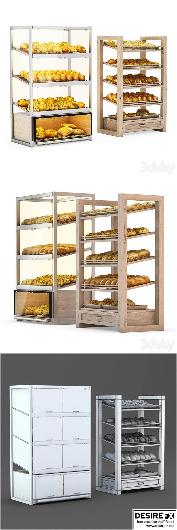 Desire FX 3d models | Bread racks with filling – 3D Model