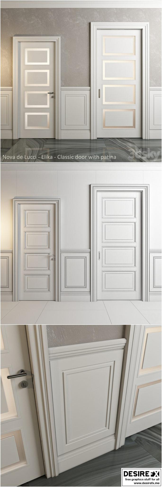 Desire FX 3d models | Classic doors and panels – Nova de Lucci – Elika ...