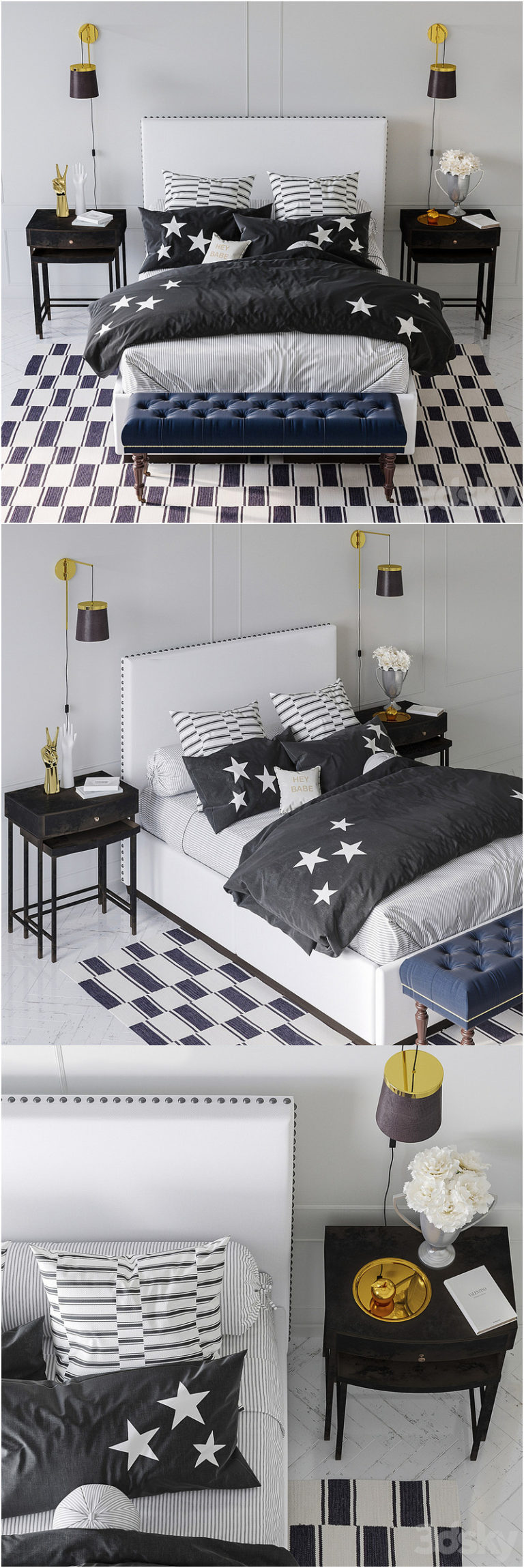 Desire FX 3d models | Pottery Barn. The Emily & Meritt bedroom ...