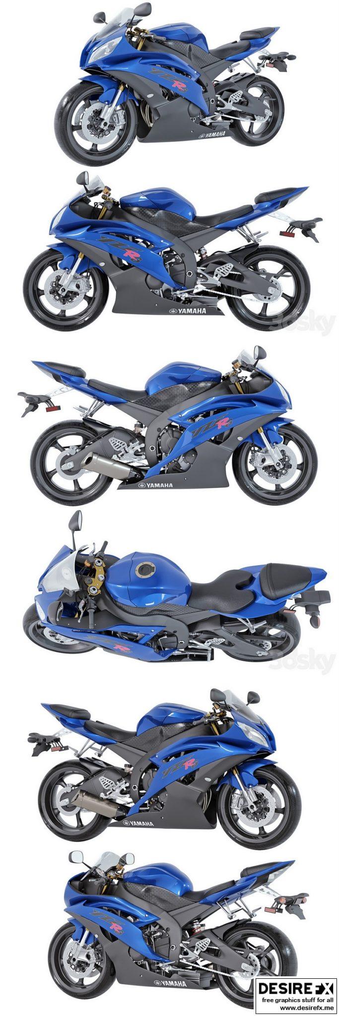 Desire FX 3d models | Yamaha YZF-R6 – 3D Model