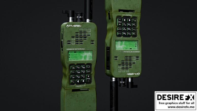 Desire FX 3d models | Radio FCS AN PRC -152 A