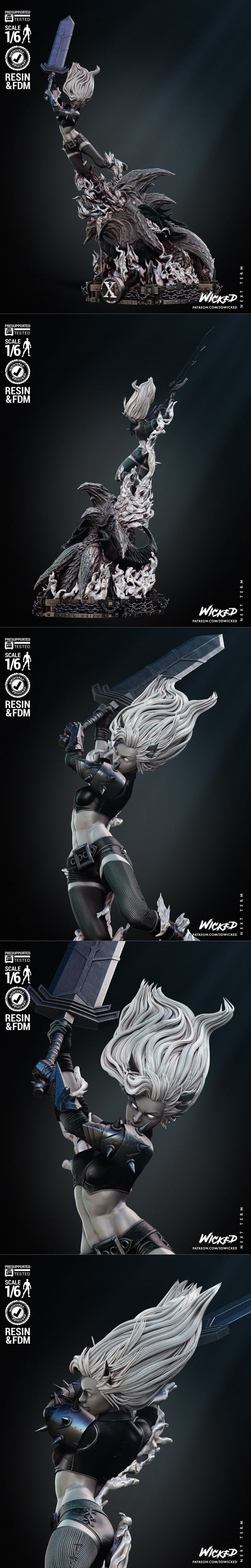 Desire FX 3d models | Wicked – Magic Sculpture – 3D Print Model STL
