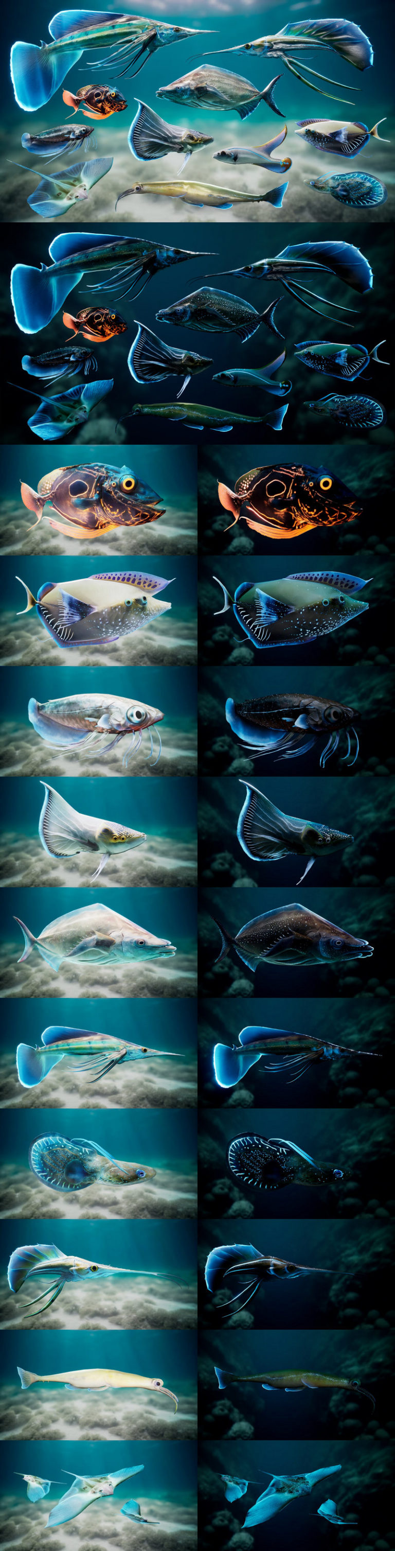 Desire FX 3d models | Alien Fish for School System – Sci-Fi Fantasy ...