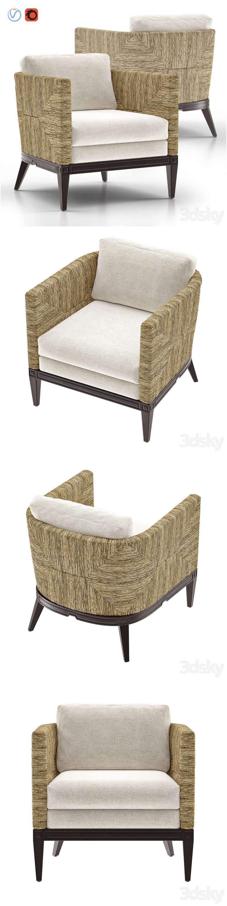 Desire FX 3d models | CAMERON Lounge Chair – 3D Model