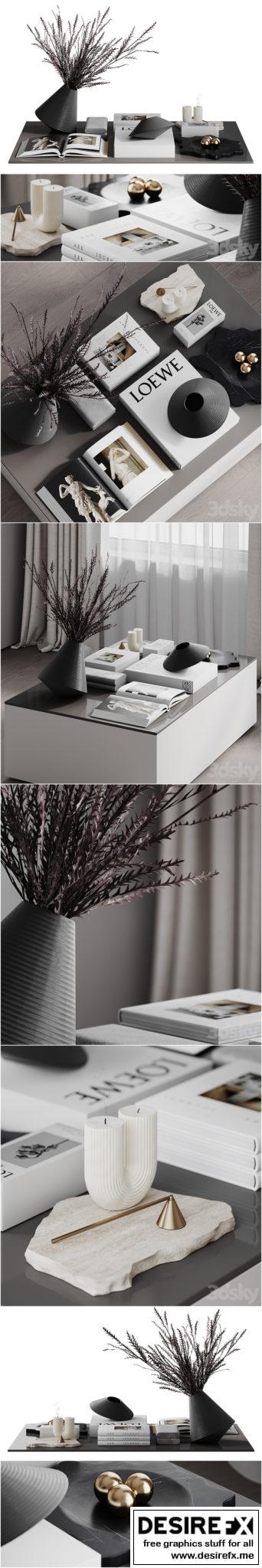 Desire FX 3d models | Decorative Corner Set – 3D Model