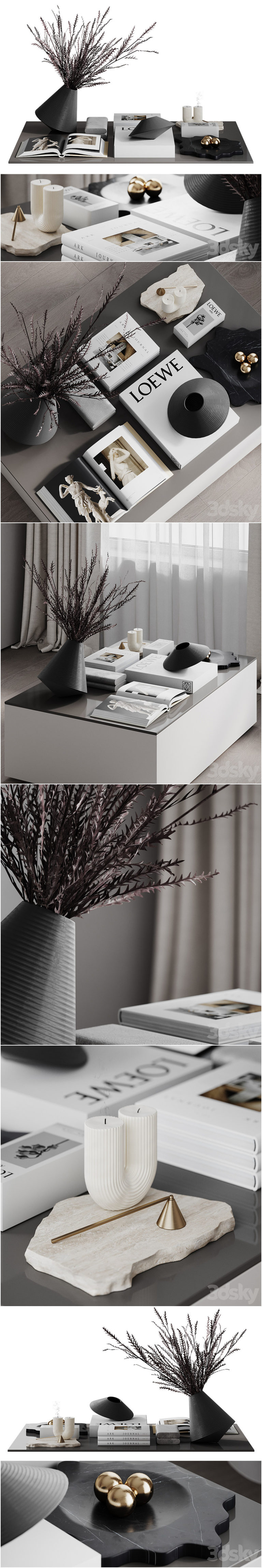 Desire FX 3d models | Decorative Corner Set – 3D Model
