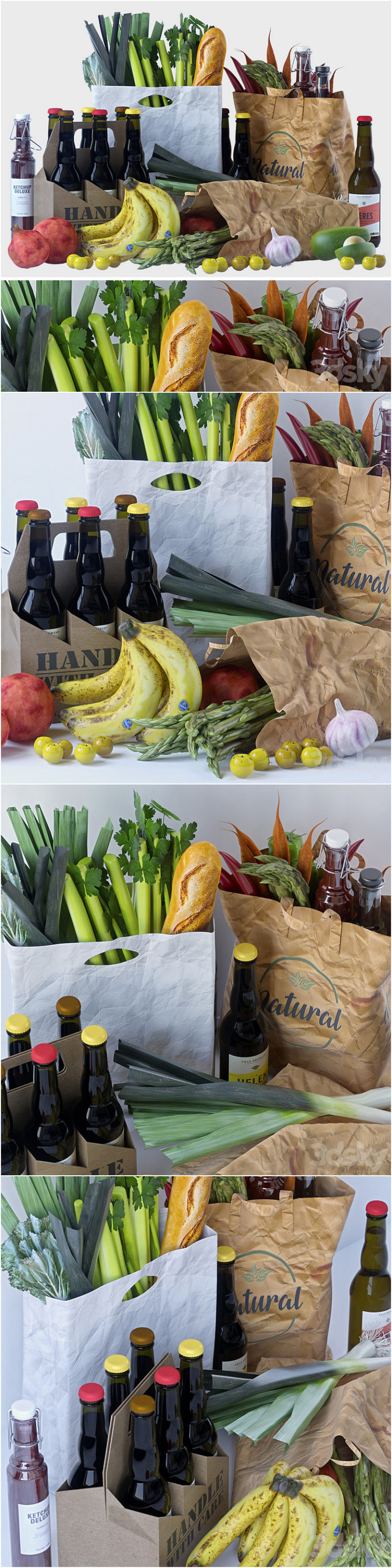 Desire FX 3d models | Grocery bags 3 – 3D Model