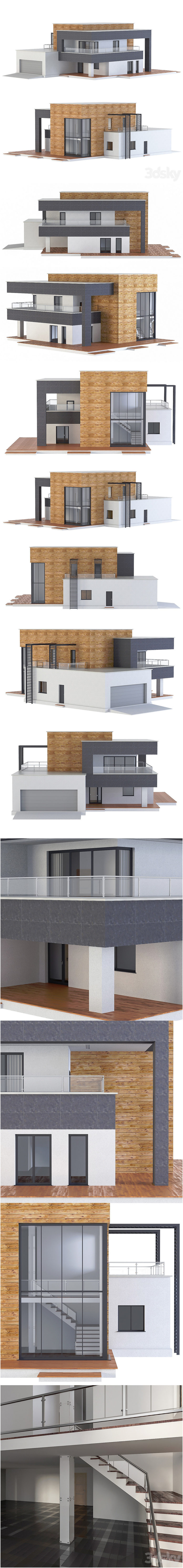 Desire FX 3d models | Modern house – 3D Model