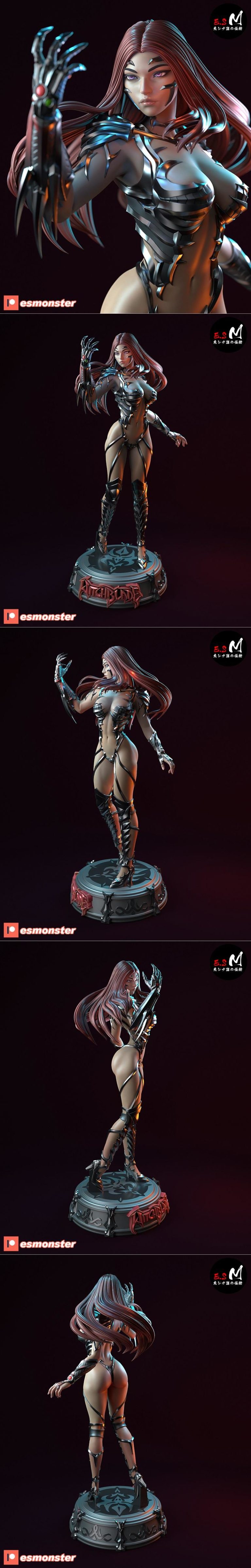 Desire FX 3d models | E.S Monster – Witchblade Sara Pezzini – 3D Print ...