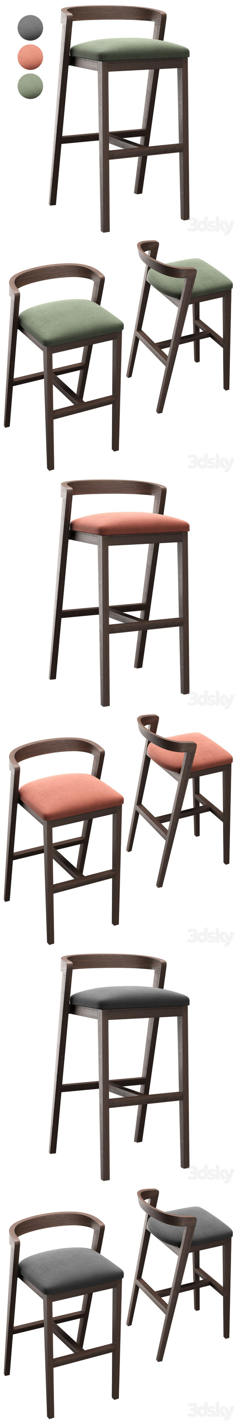 Desire FX 3d models | Bar stool VENUS – 3D Model