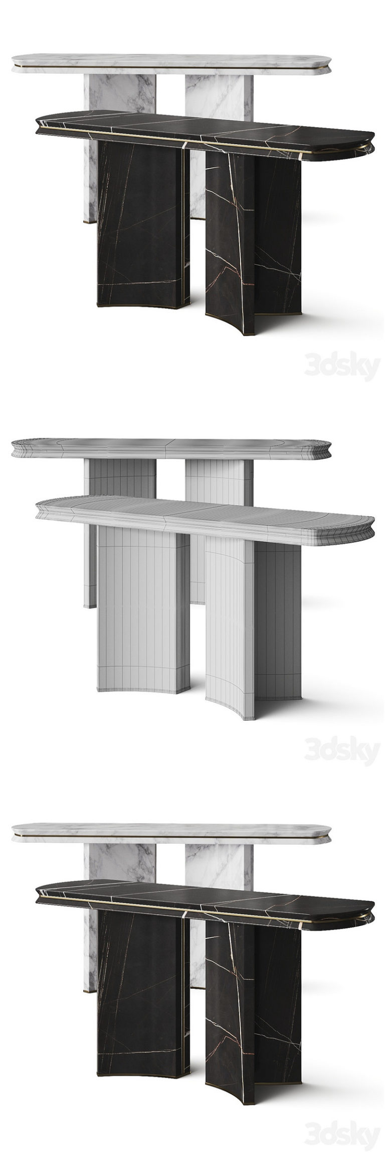 Desire FX 3d models | Capital Collection Ercole Console Tables – 3D Model