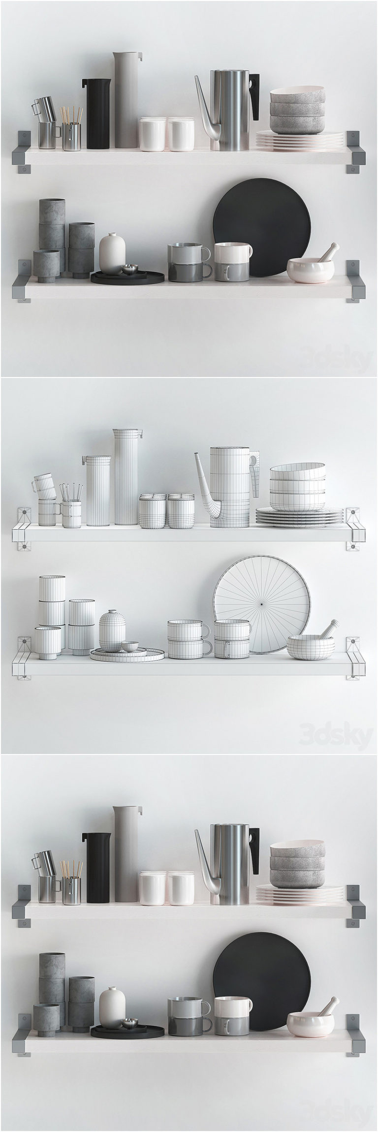 Desire FX 3d models | Kitchen decor set 02 – 3D Model