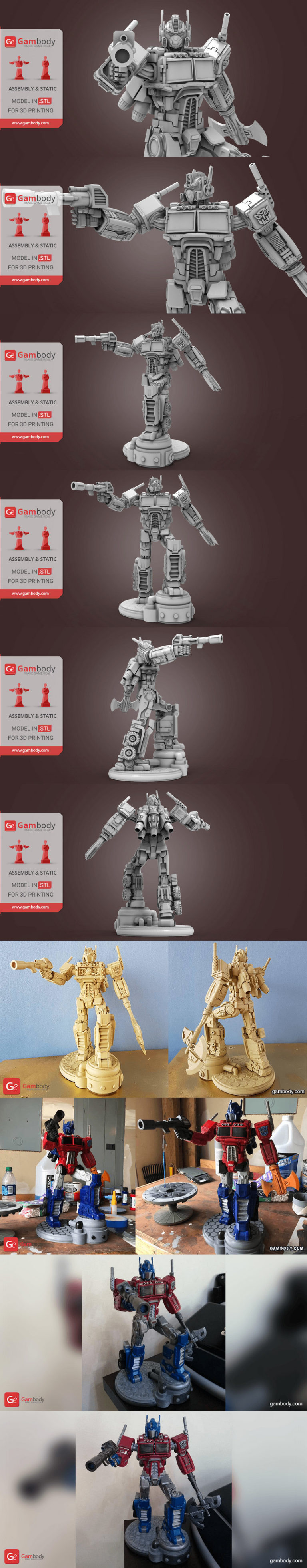 Desire FX 3d models | Optimus Prime – Transformers – 3D Print Model
