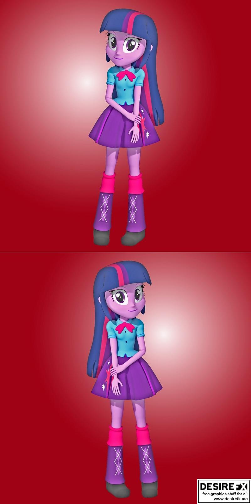 Desire FX 3d models | Twilight Sparkle Mlp Equestria Girls – 3D Print Model  STL