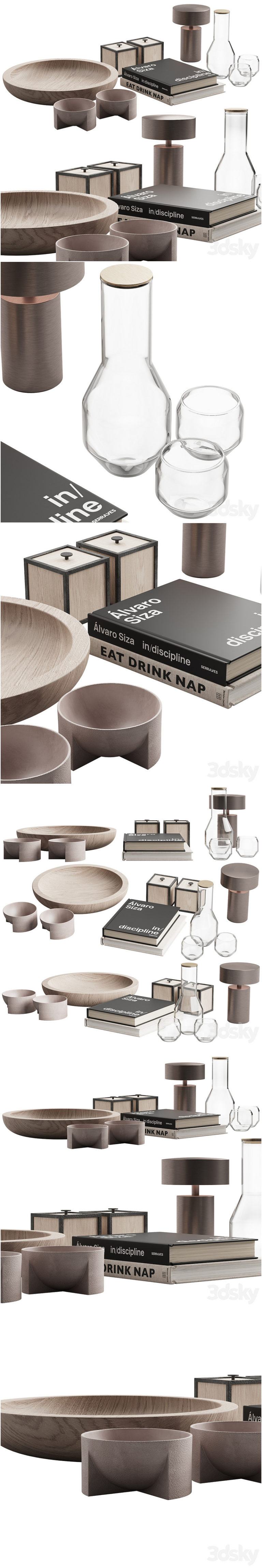 Desire FX 3d models | 055_Living decor set NATURE ACCESSORIES 02 – 3D Model