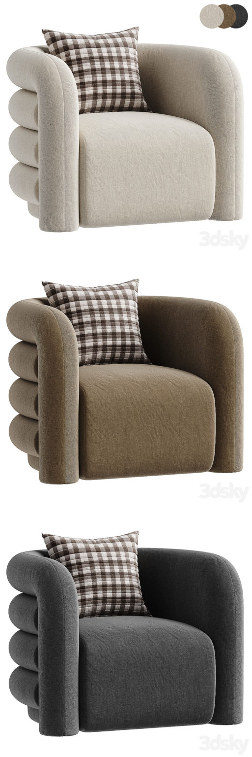 Desire FX 3d models | Curves Lounge Chair – 3D Model