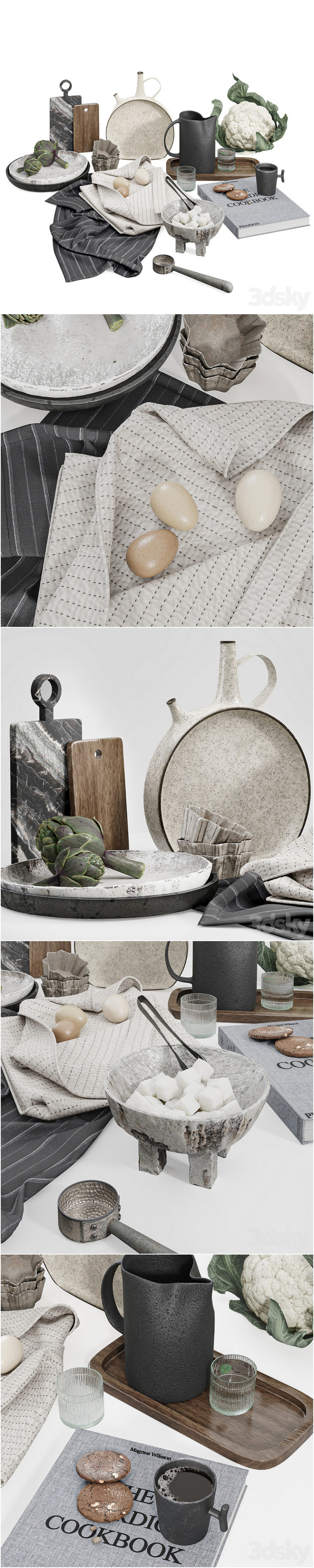 Desire FX 3d models | Decorative set for the kitchen – 3D Model