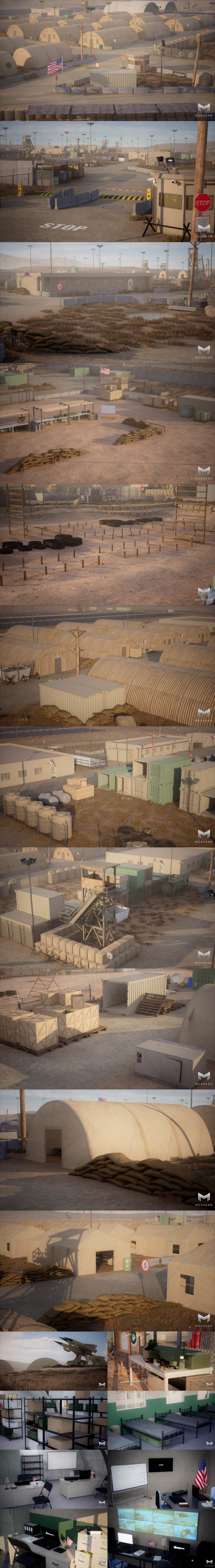 Desire FX 3d models | Military Base – Megapack