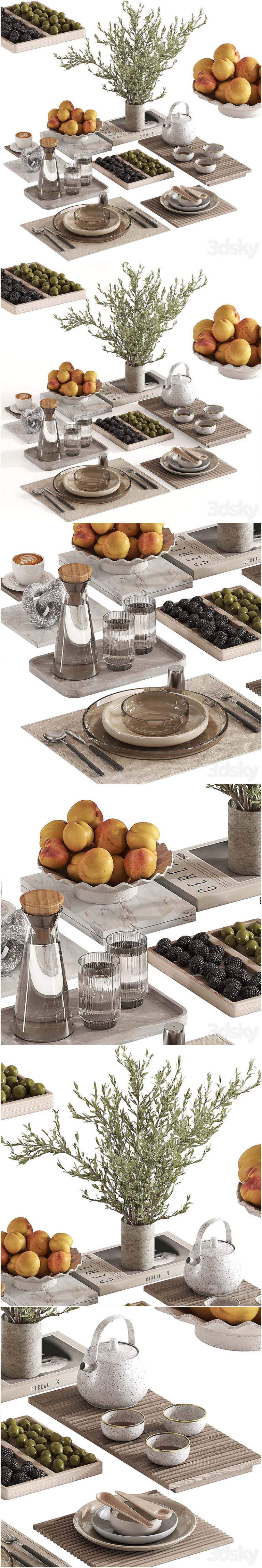 Desire FX 3d models | Tableware setting N032 – 3D Model