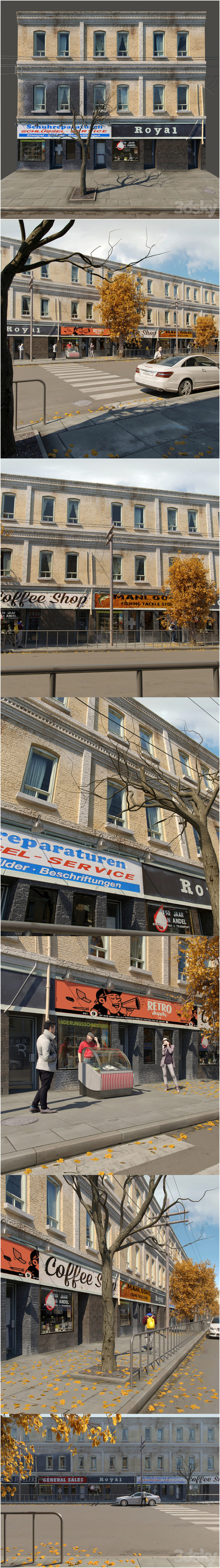 Desire FX 3d models | The facade of the building – 3D Model