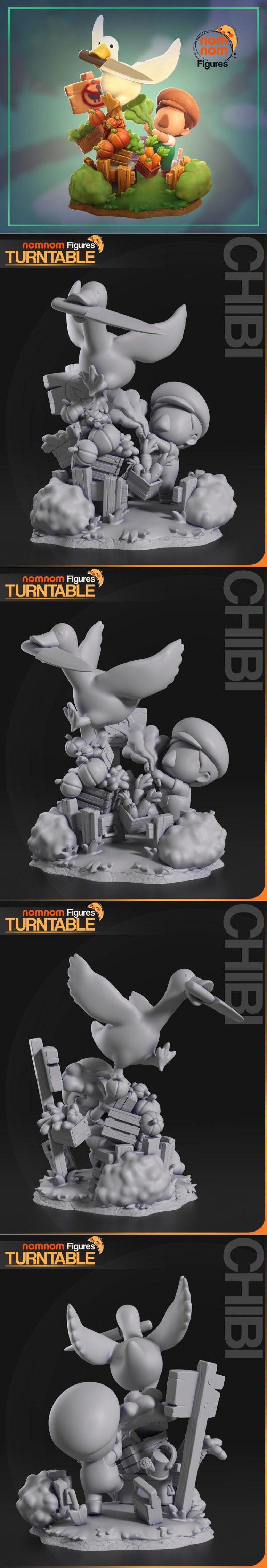 Desire FX 3d models | Nomnom Figures – Goose from Untitled Goose Game ...