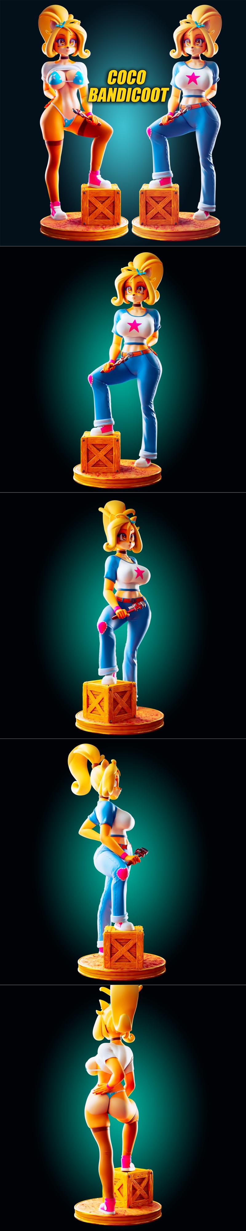 Desire FX 3d models | Officer Rhu – Coco Bandicoot – 3D Print Model STL