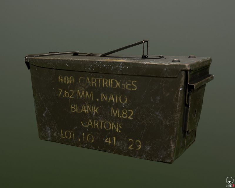 Desire FX 3d models | Ammo Box Low-poly 3D model