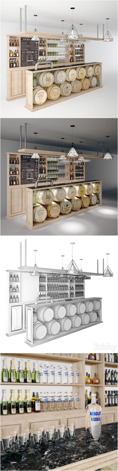 Desire FX 3d models | Bar counter, beer – 3D Model