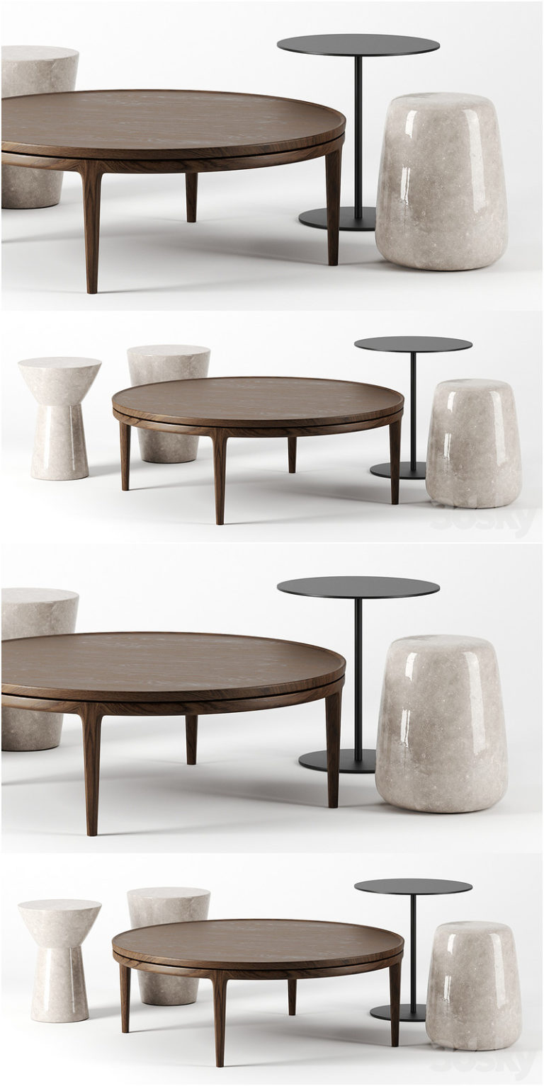 Desire FX 3d models | Coffee tables set by Time and Style – 3D Model